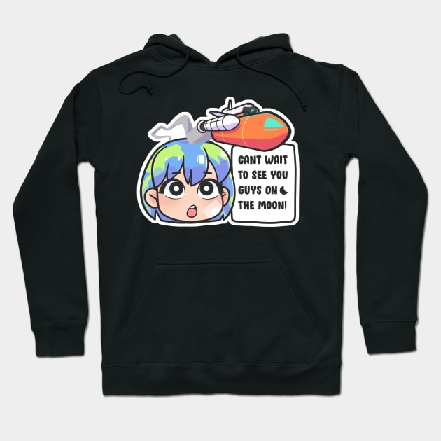 Earth Chan: Cant Wait Hoodie by badruzart